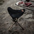 thumbnail image 3 of Taburete plegable con trípode, te Oxford más holgada, impermeable, ligera, portátil, para asiento de sil, para al aire libre, jardín, send Negro Sunnimix Funda de asiento de trípode, 3 of 8
