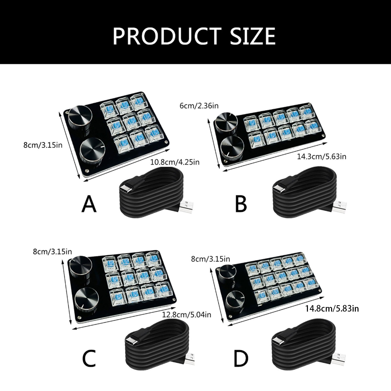 Advanced Programmable Keyboards Mechanical Gaming Keypad,Wire Hot Swappable Switches for Efficient Task Execution