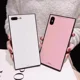 thumbnail image 2 of Para Apple 14Pro funda protectora cuadrada Color sólido carcasa de vidrio envoltura completa suave 13p cubierta de protección de ángulo recto teléfono móvil DIY, 2 of 5