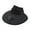 Black, variant on Aocisk Stylish Unisex Sun Bucket Hat Outdoor Leisure Wide Brim UPF50+ Summer Beach Accessory For All Seasons Black One Size