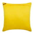 thumbnail image 3 of The HomeCentric Euro Pillow Cases, Yellow Euro Size Pillowcases Pack of 2, 26x26 inch Suede Euro Size Pillow Shams, Striped, Pintucks, Textured, European Sham&nbsp;Pillow Covers - Crystal Light, 3 of 4