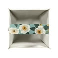 thumbnail image 4 of FUIALDOLG Stylish White Flower Tissue Box Cover Square - PU Leather Holder Waterproof Tissue Boxes - Thanksgiving Decorative Cube Cover for Bathroom and Home, 4 of 7
