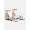 thumbnail image 2 of Wonder Nation Little and Big Girls Fashion Bow Heel Dress Shoes, 2 of 4