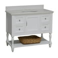 thumbnail image 5 of Beverly 42" Bathroom Vanity with White Cabinet and Quartz Top, 5 of 6