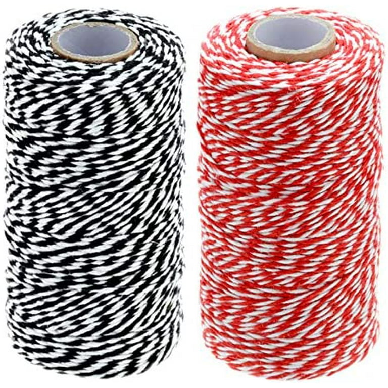  G2PLUS Cotton String,2MM 656Feet Cotton Bakers Twine