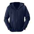 thumbnail image 1 of Sudadera Fruit of the Loom Talla CH con Gorro Azul Marino, 1 of 4