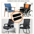 thumbnail image 6 of Dream Lifestyle Armrest Cushion, 2pcs Chair Armrest Pads Office Chair Arm Cushions Wheelchair Armrest Cover, Arm Rest Pillow, Cashmere Elastic Office Chair Armrest Cover Pads for Desk Chair, 6 of 8