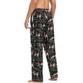 thumbnail image 6 of HPINK-T Cartoon Beagle Dogs Men's Pajama Pants Super Soft Sleep Lounge Pants Pjs Bottoms with Pockets, 6 of 7