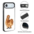 thumbnail image 2 of WIRESTER Shockproof Soft Rubber Cover Case for Apple iPhone 17 Air 6.6" 2025, Brown Silkie Chicken, 2 of 5