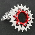 thumbnail image 5 of Aluminum Alloy Mountain Bike Bicycle  Freewheel 13/14/15/16/17/18/19/20/21/22t Single Speed Gear Bike Sprocket Cassette Cog, 5 of 9