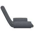 thumbnail image 2 of vidaXL Chaise de Sol Pliante Tissu Gris Foncé, 2 of 4