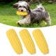 thumbnail image 4 of 3 Pack Yellow Latex Corn Shape Interactive Dog Toys for Teeth Cleaning, Chewing and Biting Protection, 4 of 4