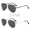 1 Black and 1 Gold, variant on 2-Pack Polarized Sunglasses Aviator Metal Frame Pilot Style Double Bridge UV400