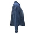 thumbnail image 3 of Chamarra George para Mujer, con Botones y Bolsillos al Frente, Mezclilla Azul Talla G, 3 of 4
