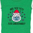 thumbnail image 4 of Inktastic Are You Yeti for Christmas with Yeti and Snowflakes Adult Boys or Girls Baby Bodysuit, 4 of 5