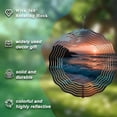 thumbnail image 2 of Serene Metal Hanging Wind Spinners - Concentric Wave Design for Tranquil Yard & Garden Decor - Perfect for Nature Lovers, 2 of 6