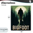 thumbnail image 4 of Stupell Industries Eclectic Cryptid In The Woods Canvas Art, 16 x 20, by Omar Escalante, 4 of 8