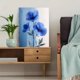 thumbnail image 5 of Qisvanset 12x16 Inch Romans Floral Bible Canvas Wall Art, Blue Tone Scripture Art Dorm Room Faith Gift, 5 of 8