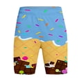 thumbnail image 4 of Gyexs Baseball Ice Cream Shorts Athletic Gym Shorts Boys Baseball Shorts Ice Cream Baseball Shorts with Pockets 2-14Y (Blue, 7-8 Years), 4 of 4