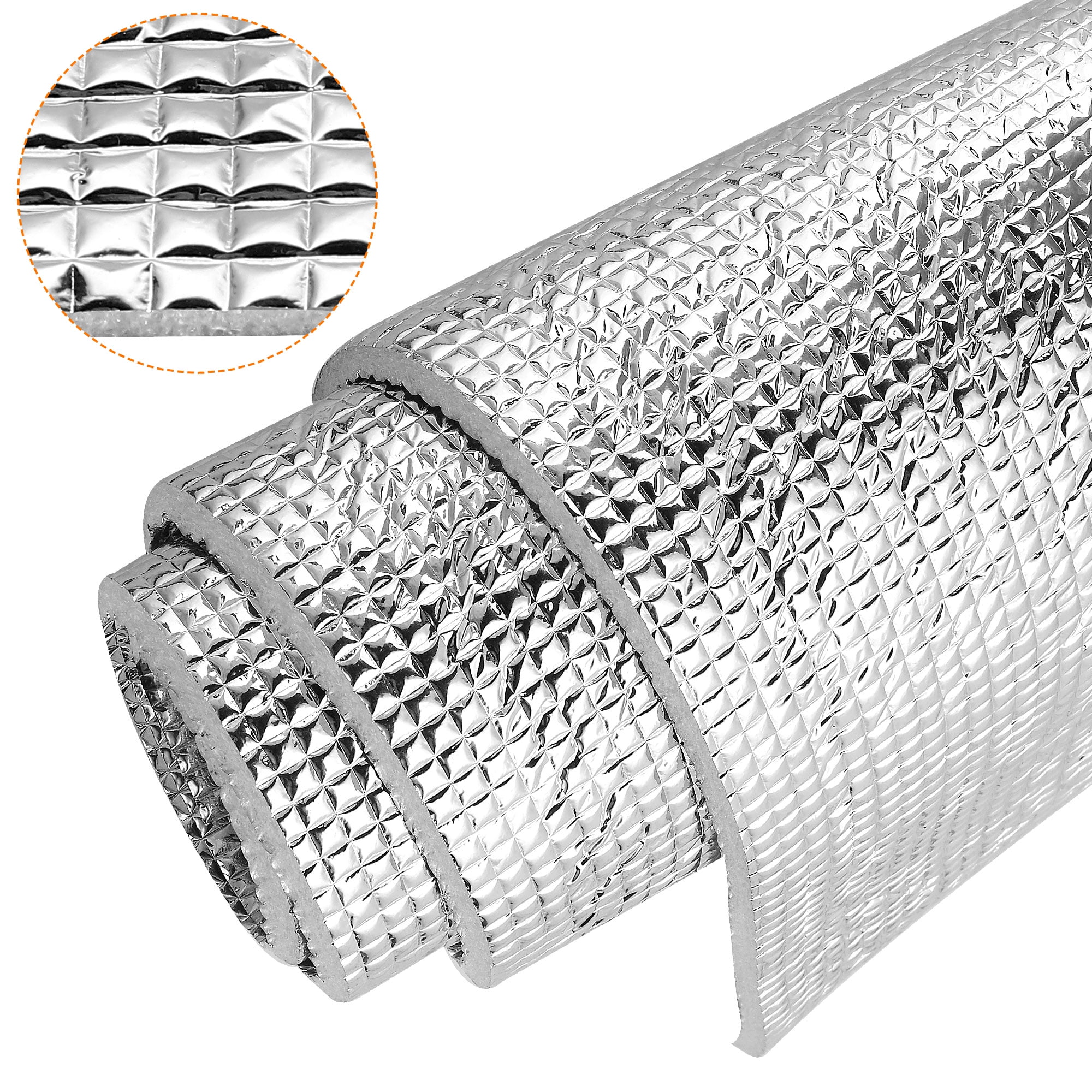 Uxcell 3.28ftx1.64ftx0.28inch Heat Resistant Aluminum Foam