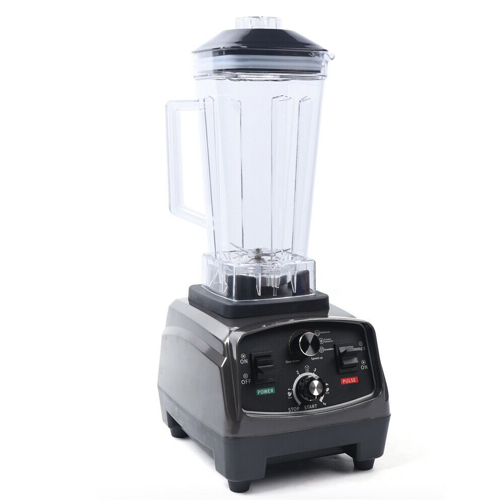 OUKANING Heavy Duty Food Fruit Ice Blender Mixer w/ timer 1000w 2L Wall