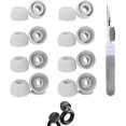 thumbnail image 1 of wonima11 8 Pairs Replacement Silicone Ear Buds Tips Compatible with Loop Quiet/Engage/Experience/Switch, Vosaf, Bigood, FUNSOUND, Yawsoy Earplugs, Fits in Case, with 3-in-1 Cleaner Kit, XS/S/M/L, 1 of 1