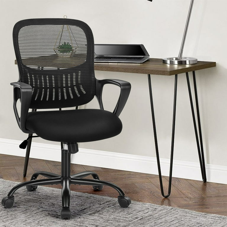 Tall Office Chair for Standing Desk with Adjustable Foot Ring
