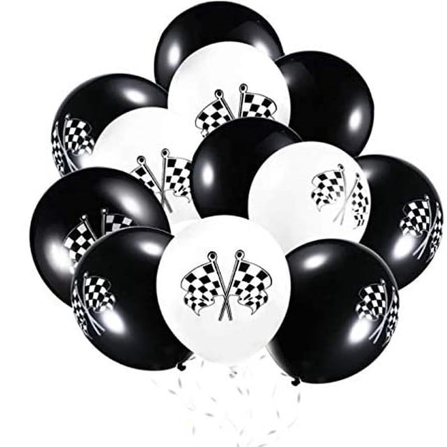 Kit de globos de fiesta Racing 100 de látex, 12 cm, 100 g