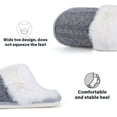 thumbnail image 5 of BERANMEY Comfy Slippers for Women Fuzzy House Shoes with Memory Foam, Warm Faux Fur Lining & Non-Slip Sole for Indoor Outdoor Bedroom and Bathroom, 5 of 8