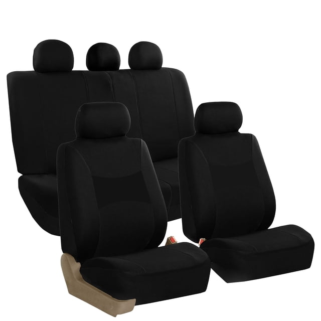 Light & Breezy Flat Cloth Car Seat Cover Set For Car Truck SUV Van - Full Set