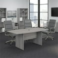 thumbnail image 2 of 72W x 36D Conference Table with Wood Base in Platinum Gray - Engineered Wood, 2 of 7