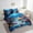 Golden Blue Purple, variant on Erosebridal Sea Jellyfish Bedding Sets Twin Size,Marine Wildlife Comforter Sets with Sheets,Underwater World Decor,Reversible,Breathable,7-Piece