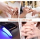 thumbnail image 3 of Secador de uñas de gel con lámpara LED UV de 160 W con Smart yeacher Enchufe de EE. UU., 3 of 7