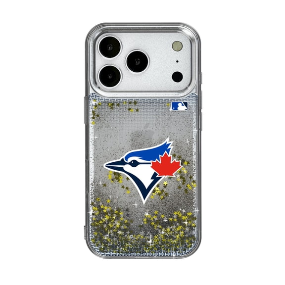 Toronto Blue Jays Linen Logo iPhone Glitter Case
