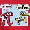 thumbnail image 3 of CafePress - Get Real Be Rational T Shirt - Men's Fitted T-Shirt, 3 of 4