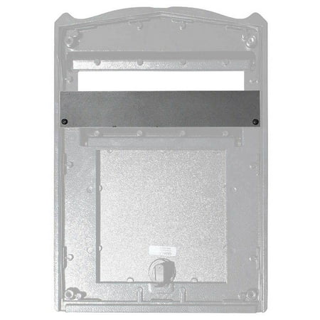 Leather Mail Plate - High Security Plate for Mailboxes