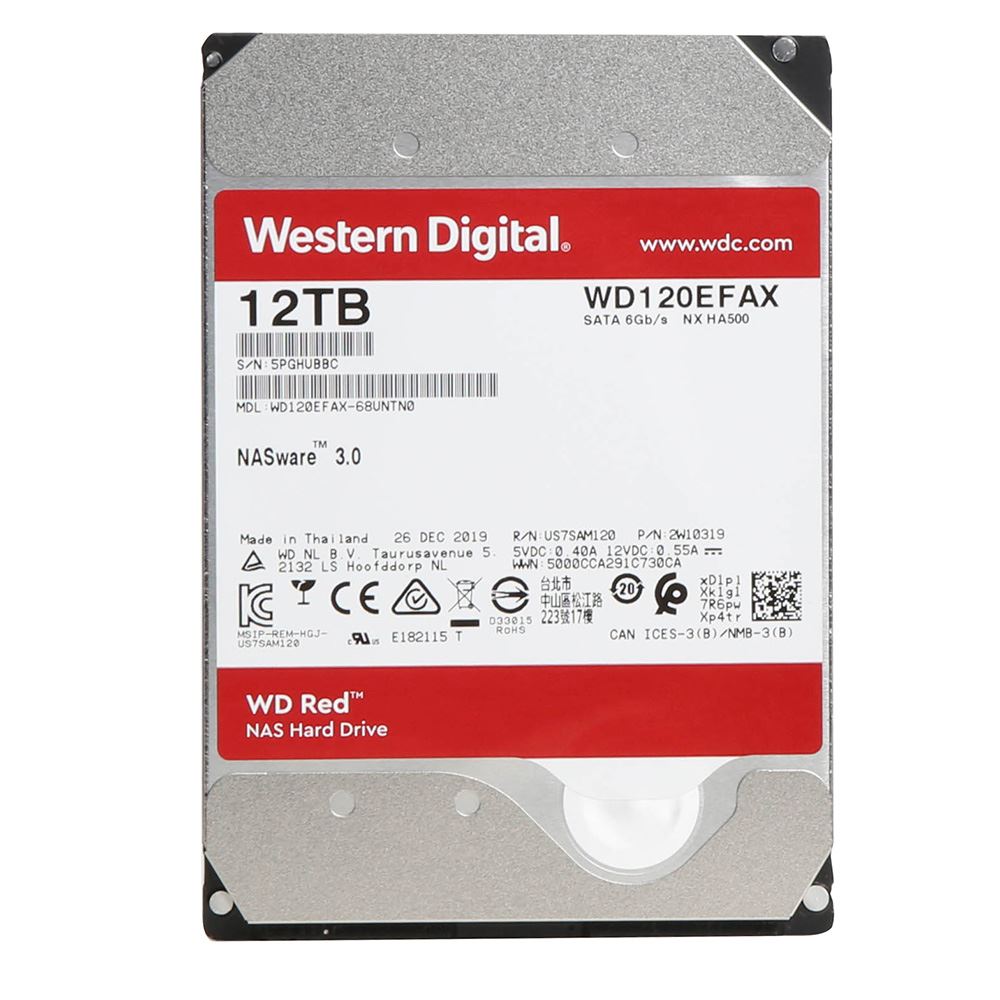 Wd Red 12tb 5400rpm Sata Iii 6gb S 3 5 Internal Network Attached Storage Nas Hard Drive Wdbmma01hnc W Walmart Com Walmart Com