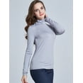 thumbnail image 3 of Camii Mia Turtleneck Shirts for Women Long Sleeve Tops Base Layer, 3 of 6