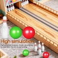thumbnail image 3 of PENIKOKO Desktop Bowling Set Toy Entertainment For Children Family Indoor 1 Set Pcs, 3 of 8