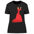 thumbnail image 1 of Spanish Flamenco Dancer Design T-Shirt Women -Image by Shutterstock, Female 3X-Large, 1 of 2