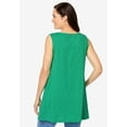 thumbnail image 2 of Woman Within Plus Size Notch Swing Tunic, 2 of 3