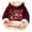A-RD2375, variant on XUELUO Little Girls Hoodies Drawstring Long Sleeve Fleece Lined Cow Heart Print Hood Tops Early Spring Warm Clothes With Pockets