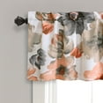 thumbnail image 4 of Lush Decor Leah 18" x 52" + 2" Header Floral Blue 100% Polyester 3" Rod Pocket Single Valance, 4 of 5