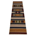 thumbnail image 5 of Rugsotic Carpets Eco-Friendly Woven Hand Woven Kilim Flat Weave Multicolor Contemporary Area Rug, 2'6''x12' Runner, Antimicrobial, 5 of 5