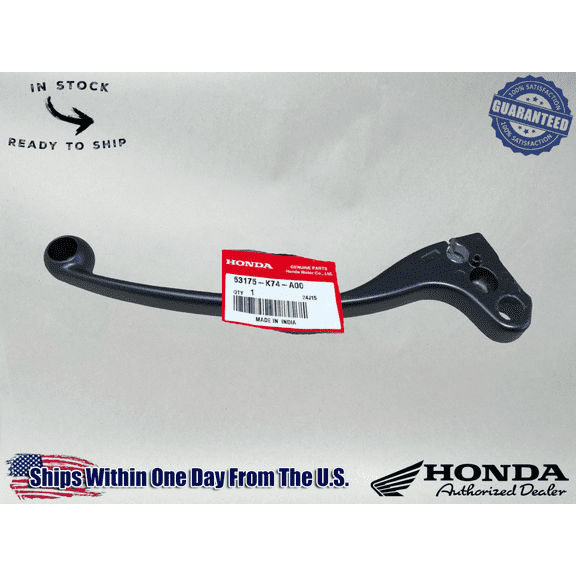 Honda OEM RIGHT BRAKE LEVER 2022-23 NAVI NVA110 53175-K74-A00