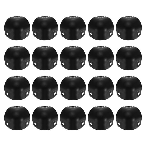 Uxcell 20 Pack Decorative Box Corner Cover, 26mm Metal Edge Guard, Furniture Corner Edges Protector, Black