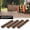 Brown, variant on CROSSDESIGN 4pcs Brown Composite Decking boards End Cap Set 5.5”