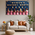 thumbnail image 6 of LUUFILx Women's History Month Celebration Banner Colorful Event Backdrop Background Wall Decors Party Supplies Photography Props Festival Decorations, 6 of 8