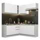 thumbnail image 1 of Cocina Integral Completa Esquinera Madesa Glamy 349cm Blanco, 1 of 11
