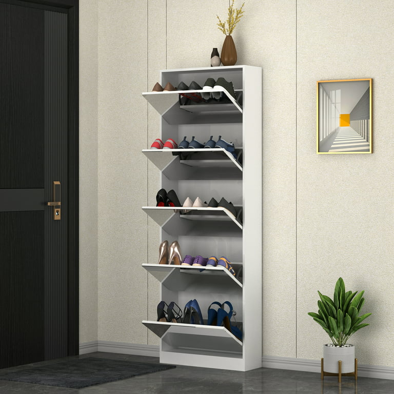 Luxury Designer Shoe Rack Storage Filing Space Saving Living Room Shoe  Cabinet Filing Corner Organizador De Zapatos Furniture
